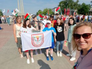 3 июля 2022г. коллектив и учащиеся училища олимпийского резерва посетили мероприятия, посвящённое Дню Независимости Республики Беларусь