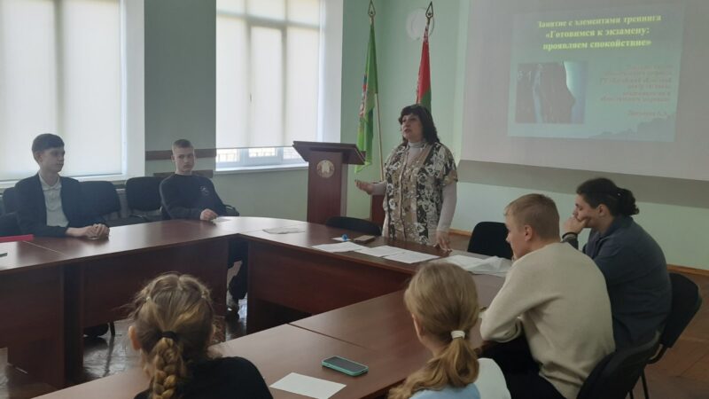 “Готовность к экзамену: проявление спокойствие”
