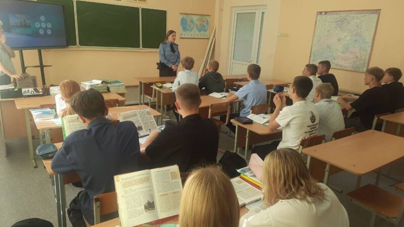 Беседа с  инспектором ИДН Первомайского района г. Витебска
