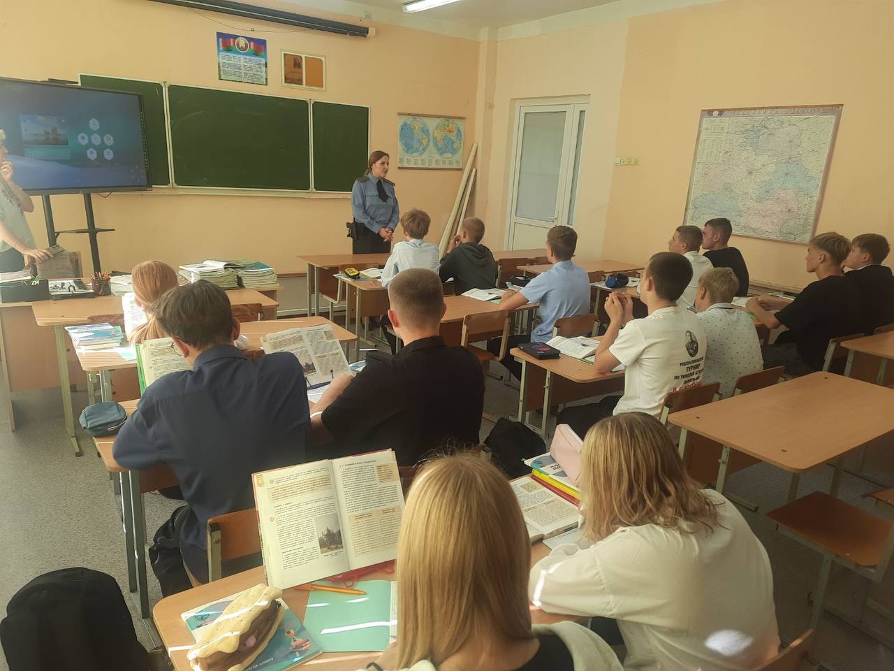 Беседа с  инспектором ИДН Первомайского района г. Витебска